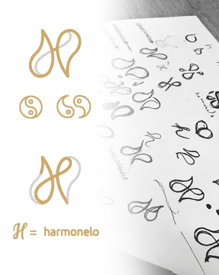 White logo